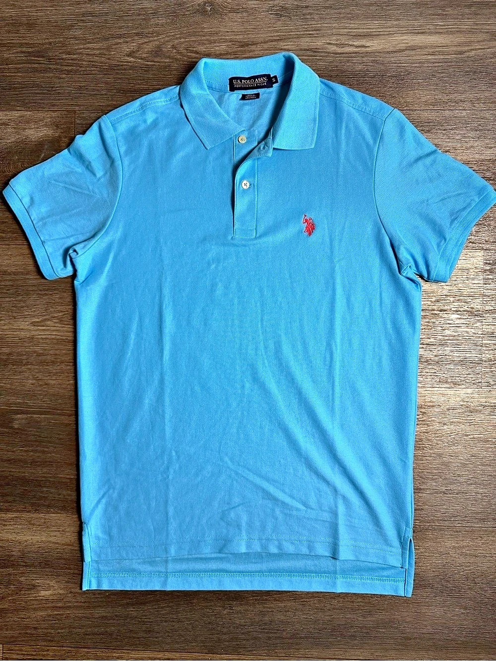 U.Small. Polo Assn. Blue Polo Shirt Size Small